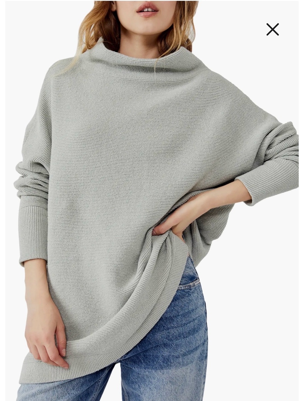 Free People “Ottoman” Tunic Sweater